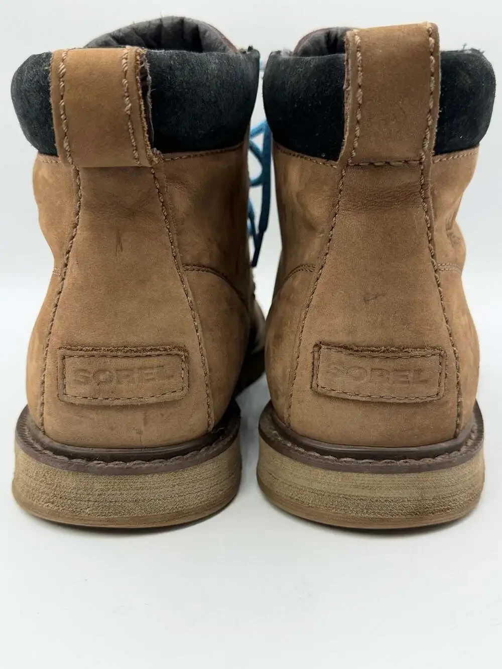 Sorel Madson Moc Toe Waterproof Boots Mens 9.5 Brown Leather NM2788-238